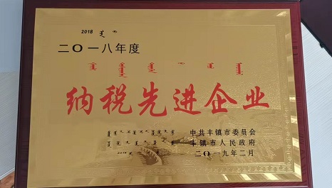 納稅先進企業(yè)